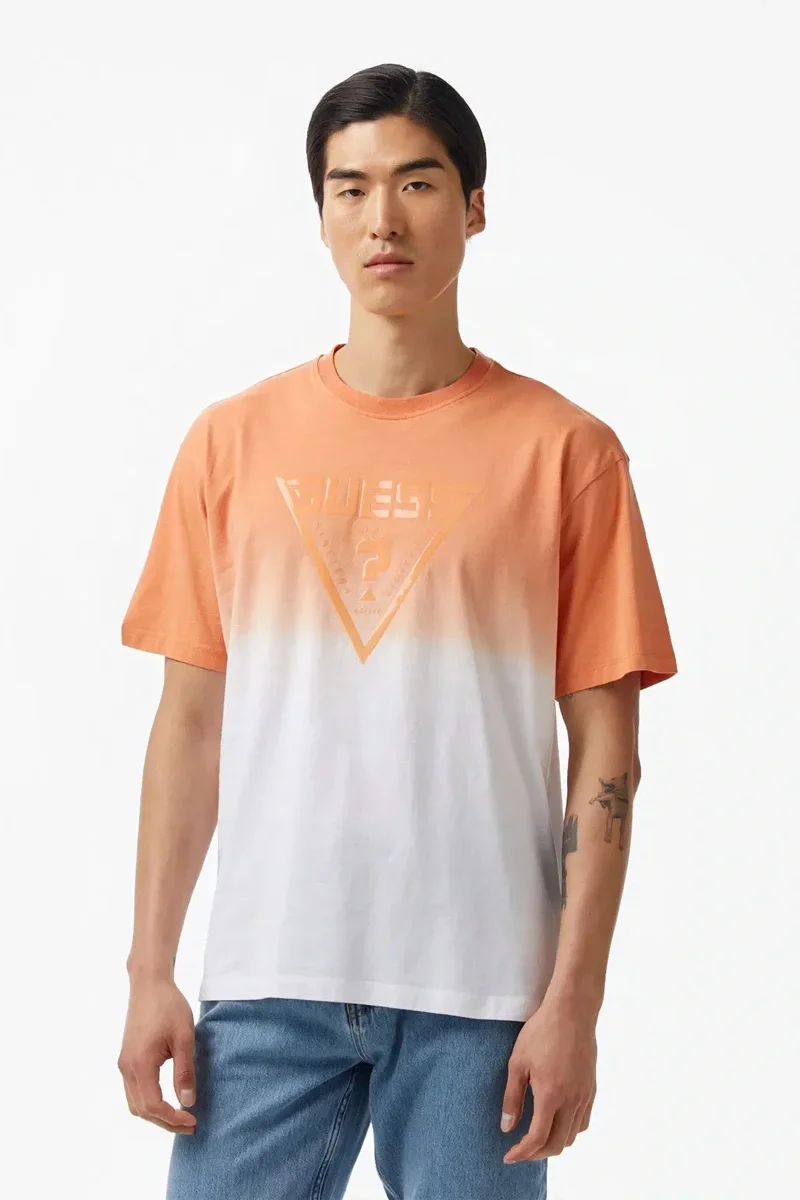Guess SLUG CN T-SHIRT Erkek Turuncu T-shirt Z5GI02I3Z14-G3J9