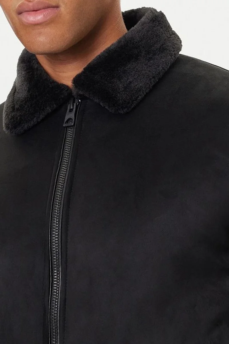 Guess Soft Erkek Siyah Ceket M5BL43W2302-JBLK