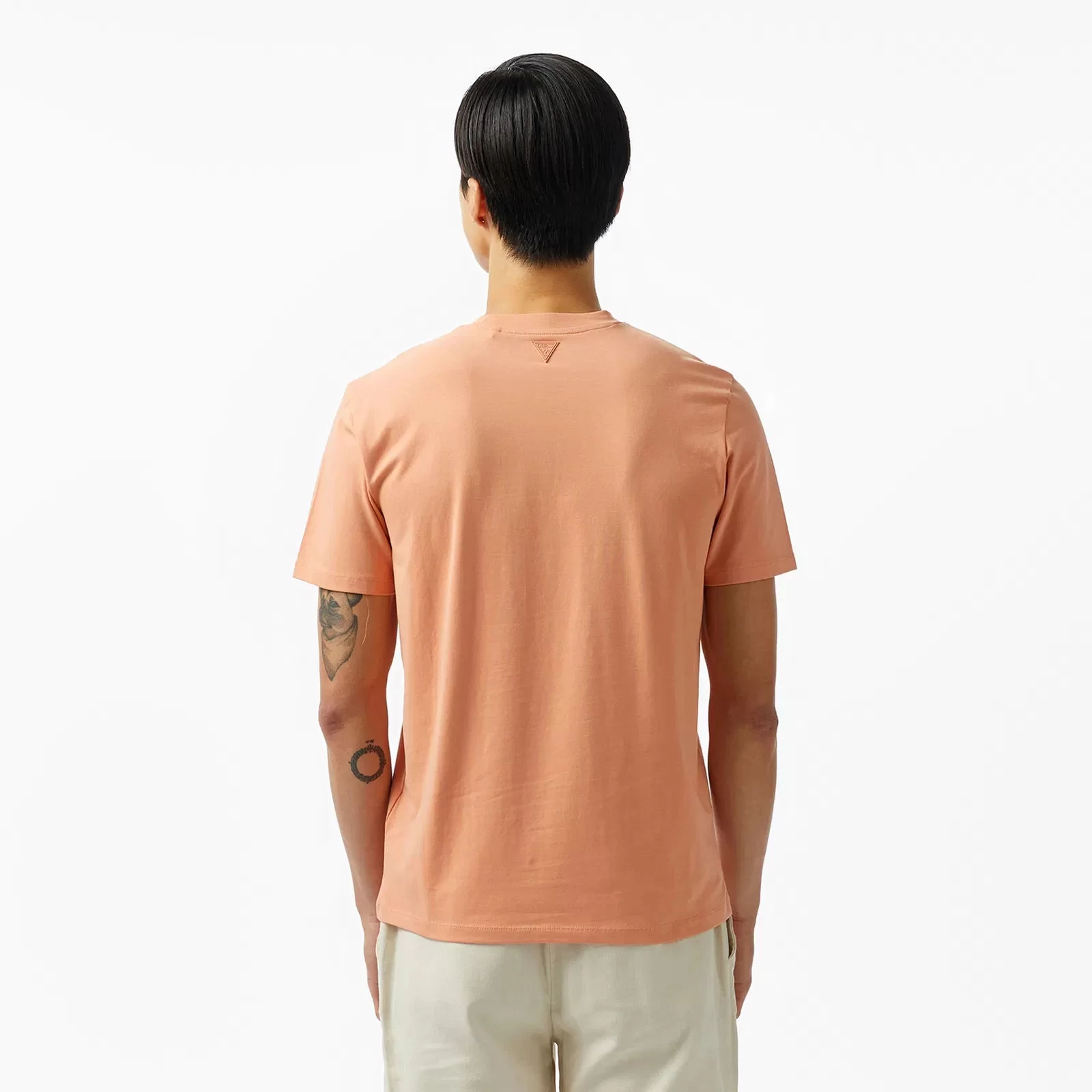 Guess SS ALPHY T-SHIRT Erkek Beyaz T-shirt Z2YI11J1314-G3I1