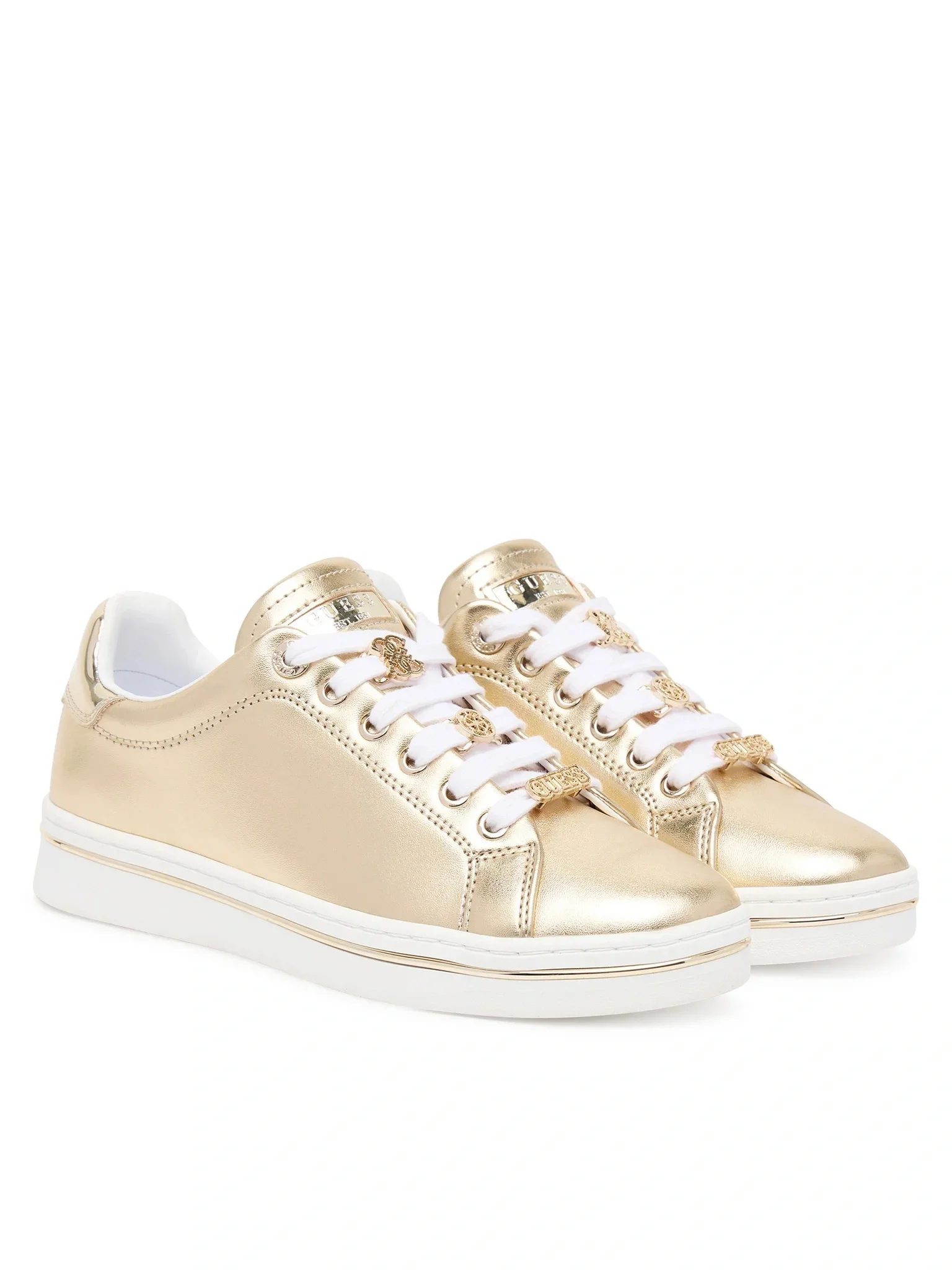 Guess Stasey3 Kadın Sarı Sneaker FLTSS3LEL12-PLATI
