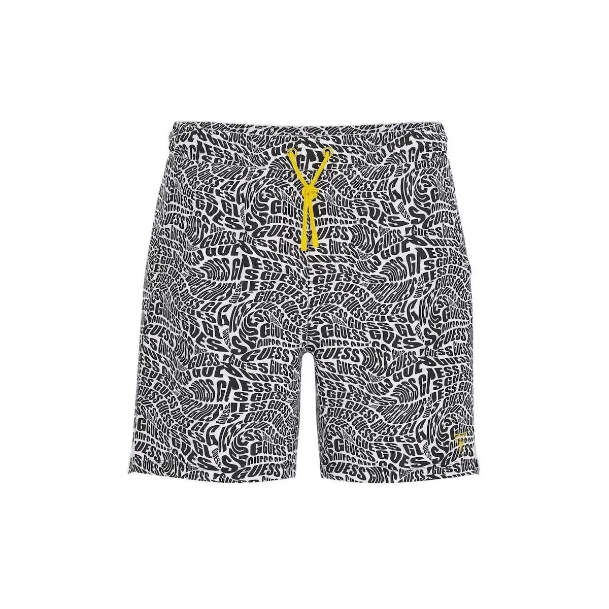 Guess SWIMTRUNK MEDIUM DISTORTED 100 Erkek Siyah Mayo F5GT04WG2D2-PJ0V