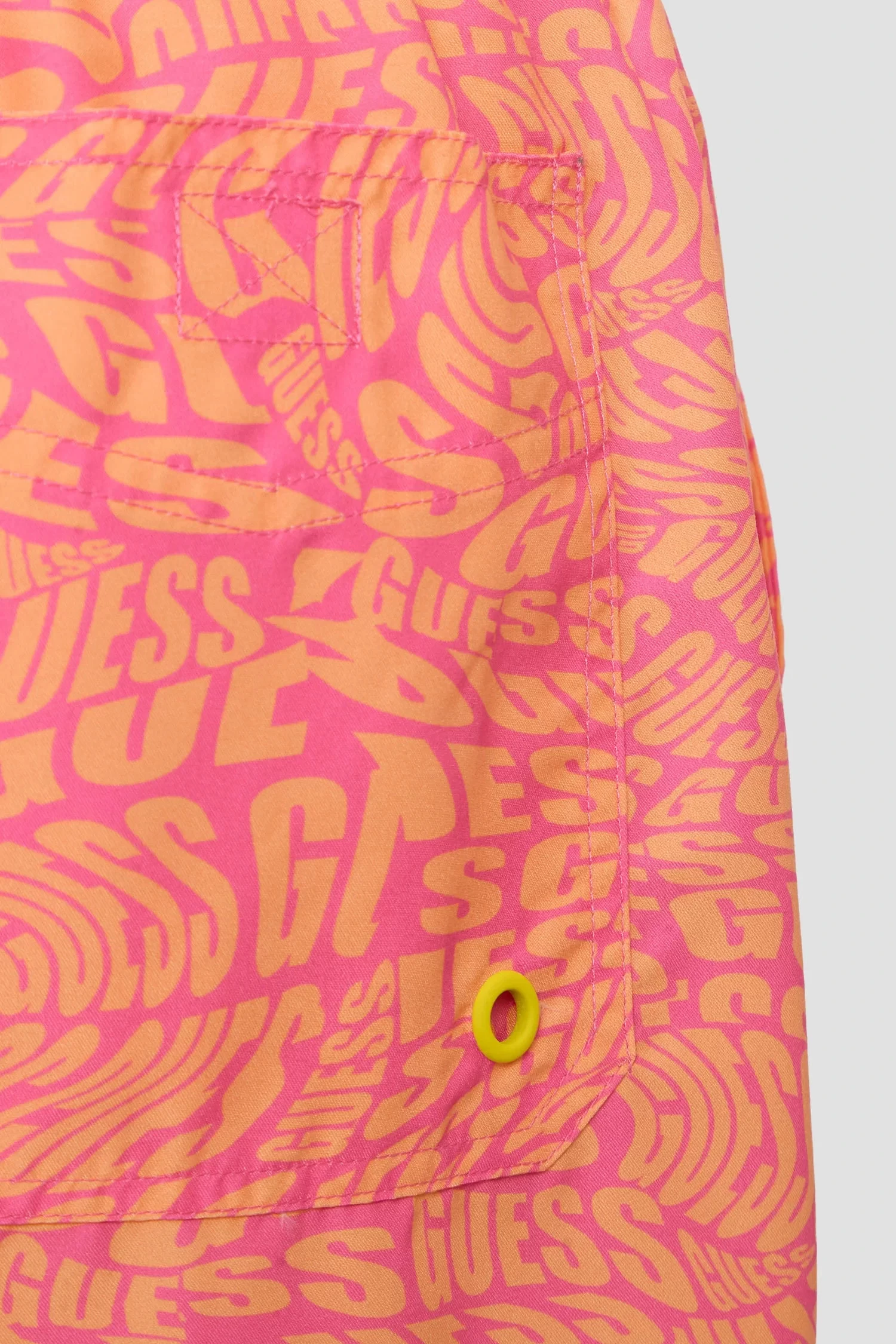 Guess SWIMTRUNK MEDIUM DISTORTED 100 Erkek Turuncu Mayo F5GT04WG2D2-P6ER