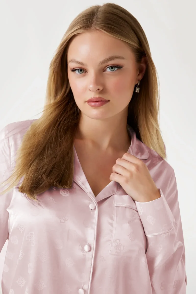 Guess Sylvie Kadın Pembe Pijama Seti O5BX05W4732-F6Z9