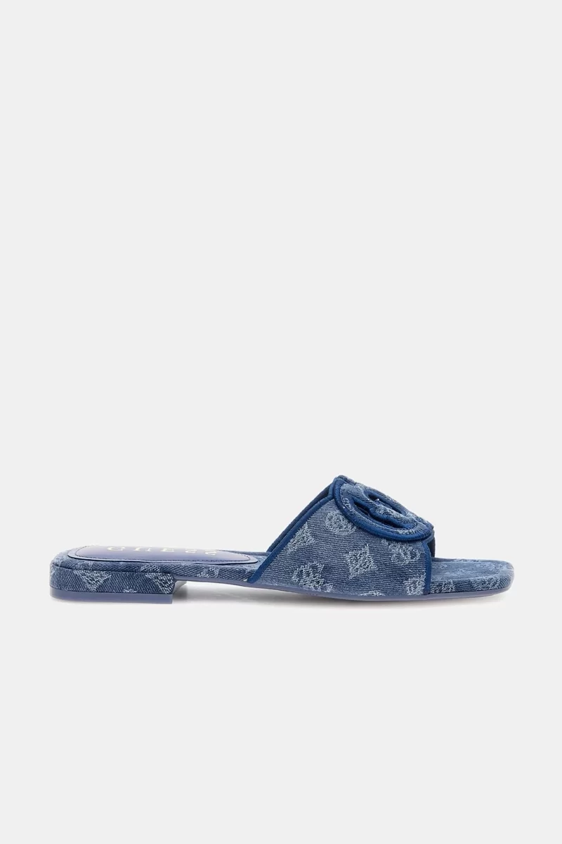 Guess TARISHAE Kadın Mavi Terlik FLJTSEDEN19-BLUE