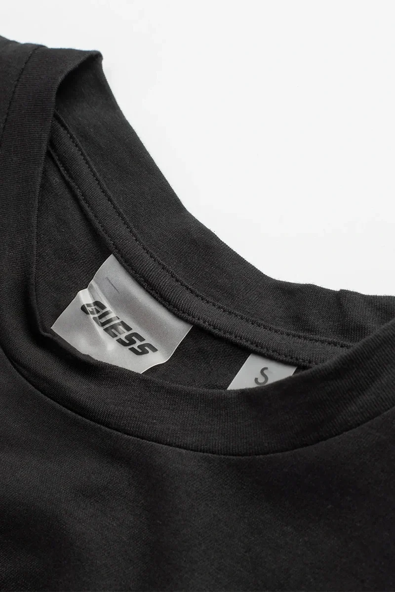 Guess Teddy Kadın Siyah Aktif Regular Fit T-Shirt V5BI09I3Z14-JBLK