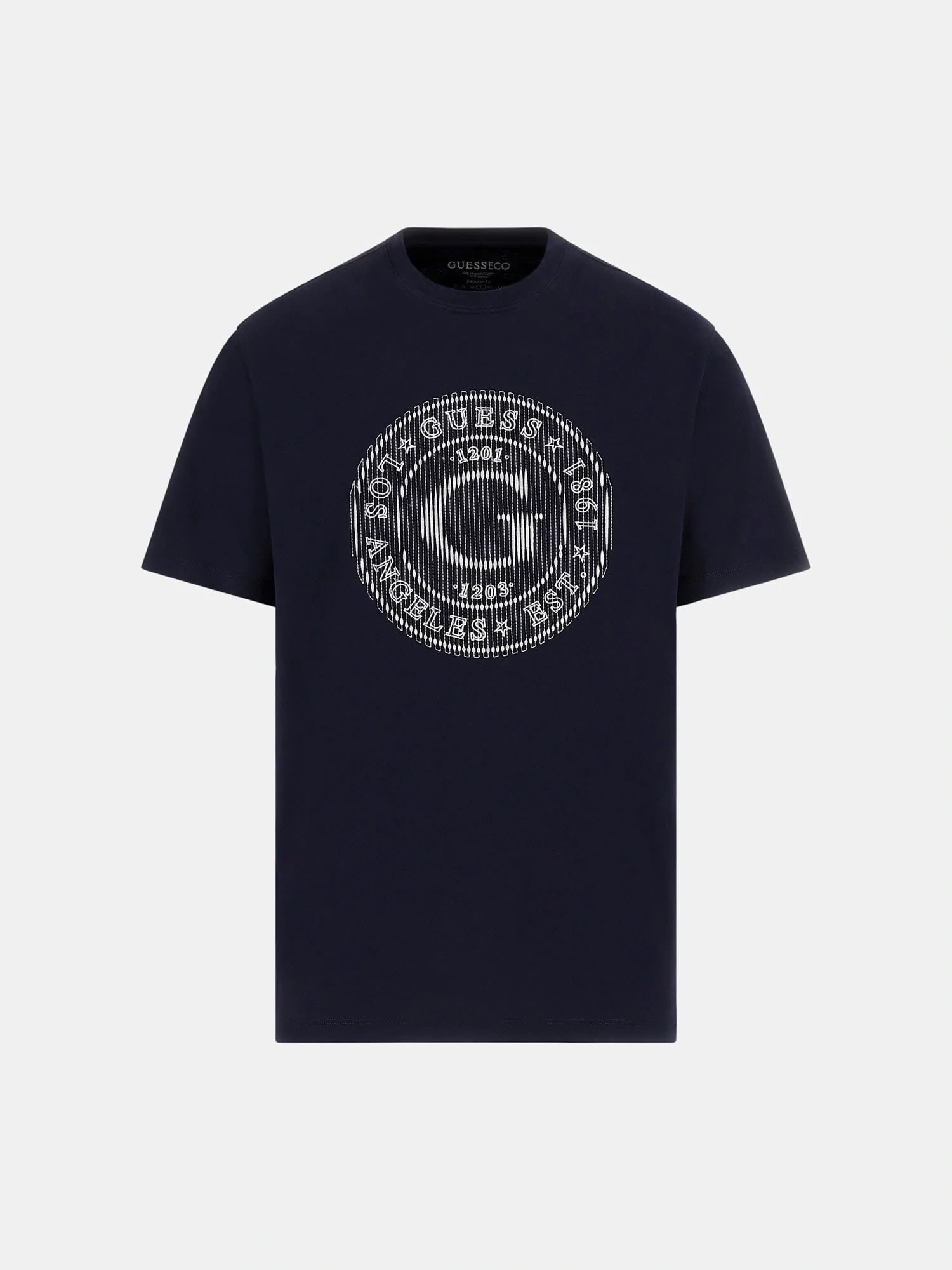 Guess Tee Erkek Lacivert Regular Fit T-Shirt M5BI15K8FQ4-G7V2