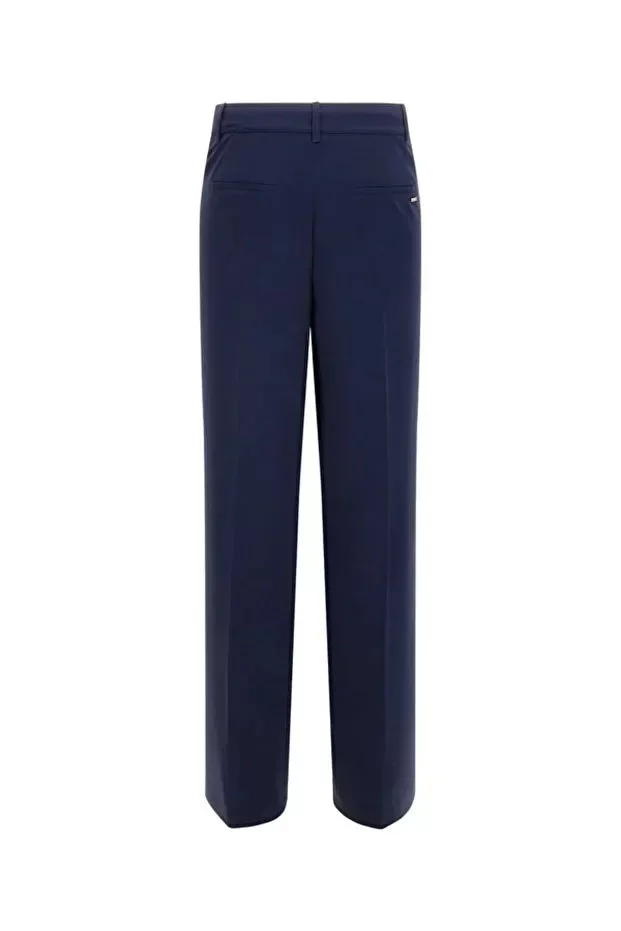 Guess Theoline Kadın Lacivert Regular Fit Pantolon W5YB08WGHC2-G7P1
