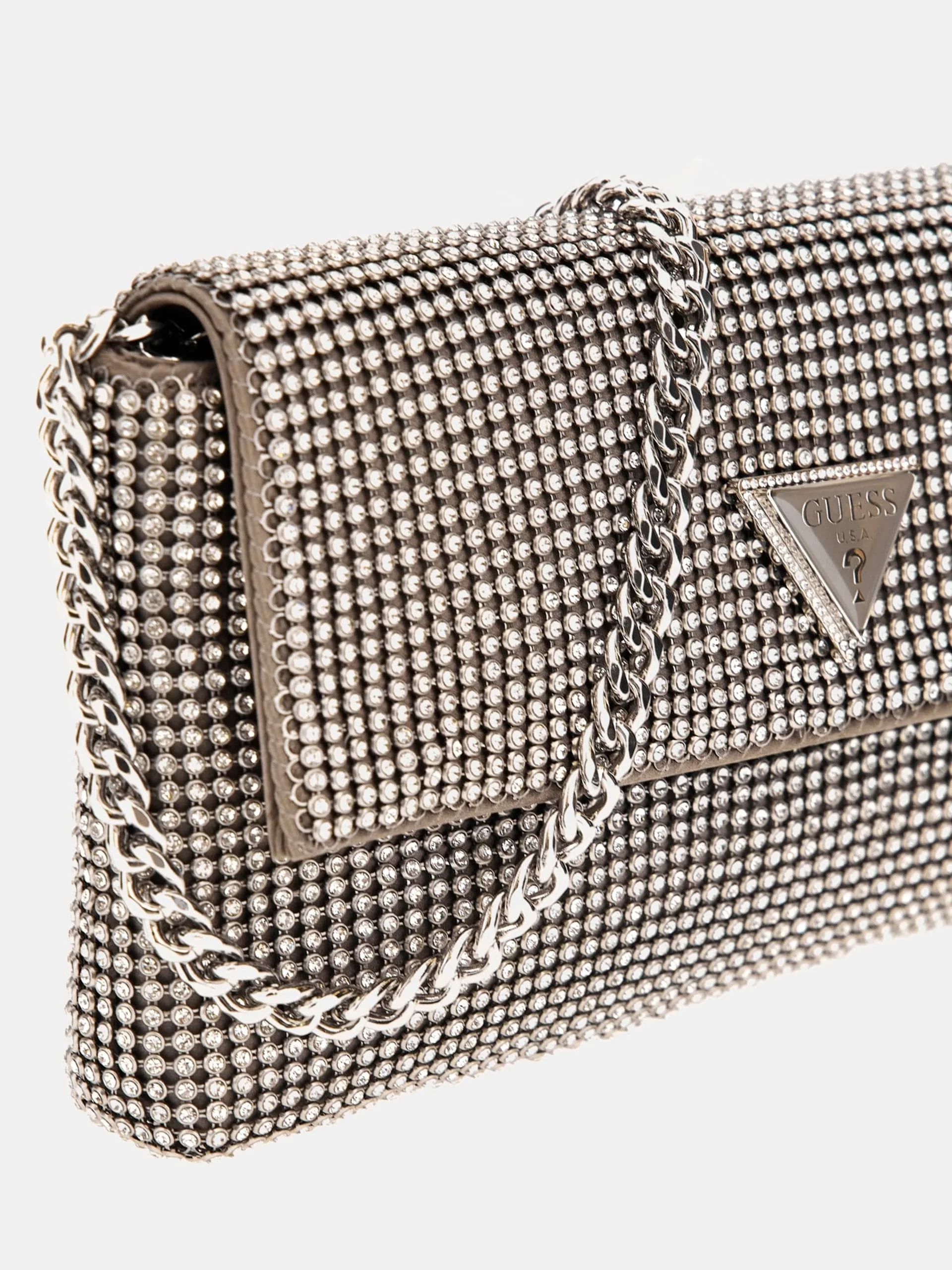 Guess Twiller Kadın Gri Clutch HWRY9350700-SIL