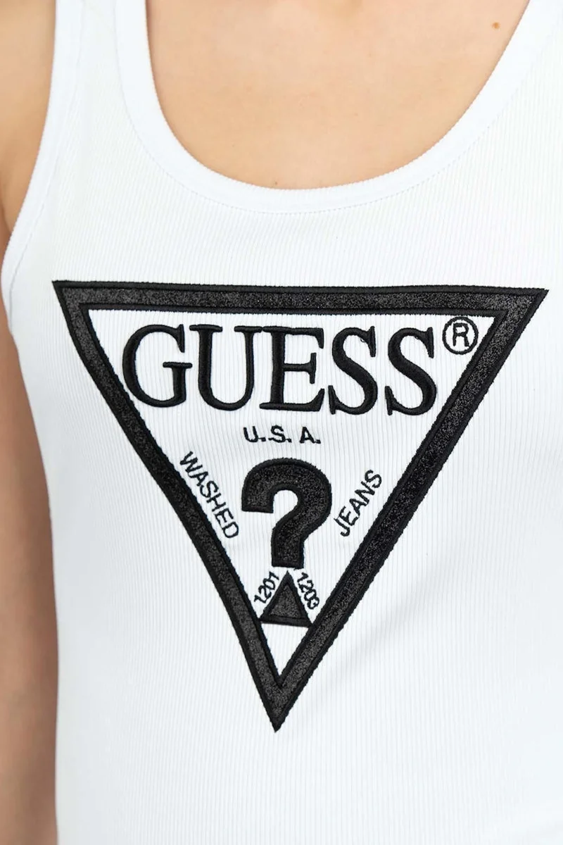 Guess Viviana Kadın Beyaz Top W5BP10KCXJ2-G011
