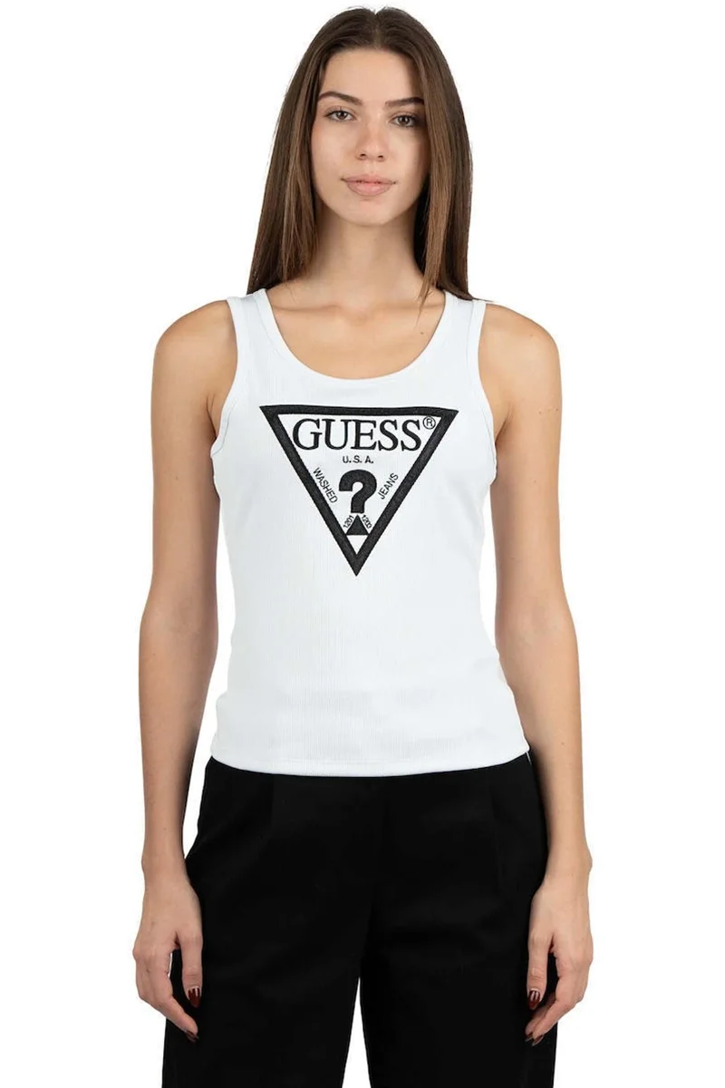 Guess Viviana Kadın Beyaz Top W5BP10KCXJ2-G011