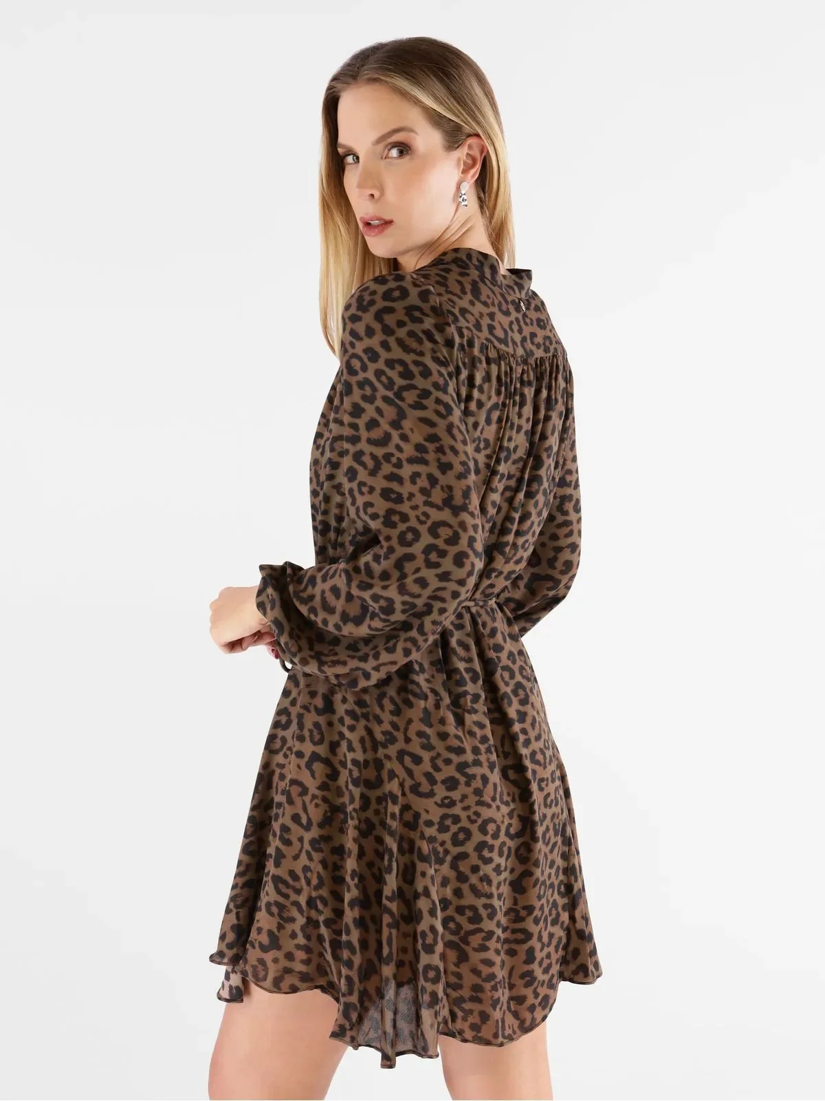 Guess Wanda Kadın Çok Renkli Elbise W5BK51WGLA2-P1UK