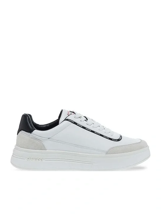 Guess Winno Erkek Beyaz Deri Sneaker FMTWI3ELE12-WHITE