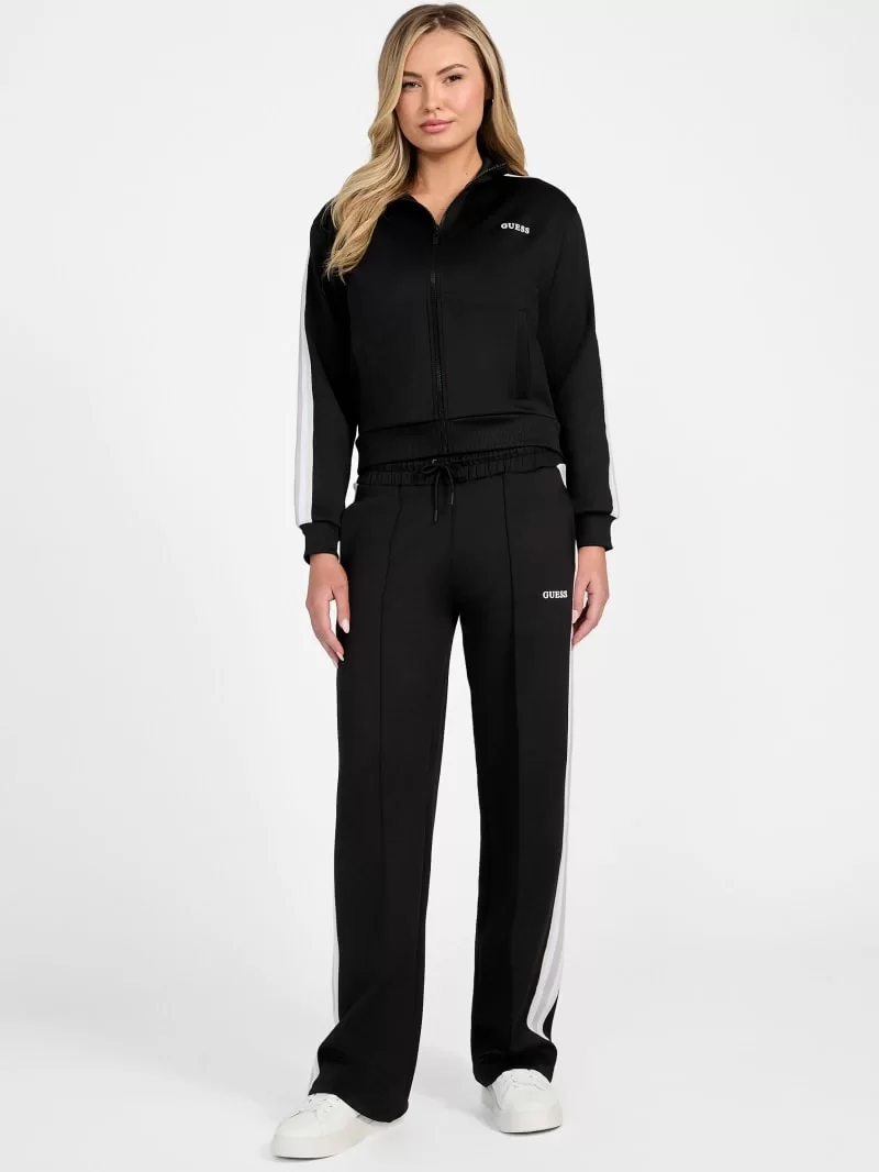 Guess Yarrow Kadın Siyah Aktif Scuba Eşofman Altı V5GB12KCRU2-JBLK