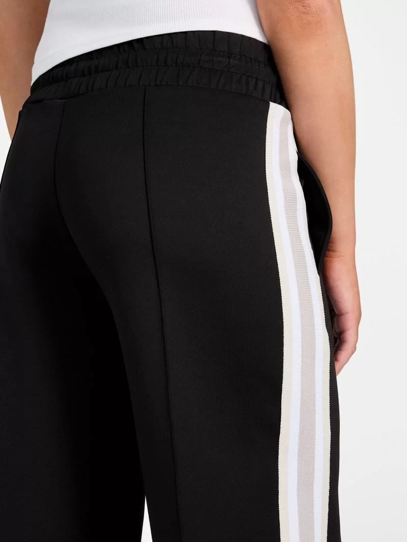 Guess Yarrow Kadın Siyah Aktif Scuba Eşofman Altı V5GB12KCRU2-JBLK