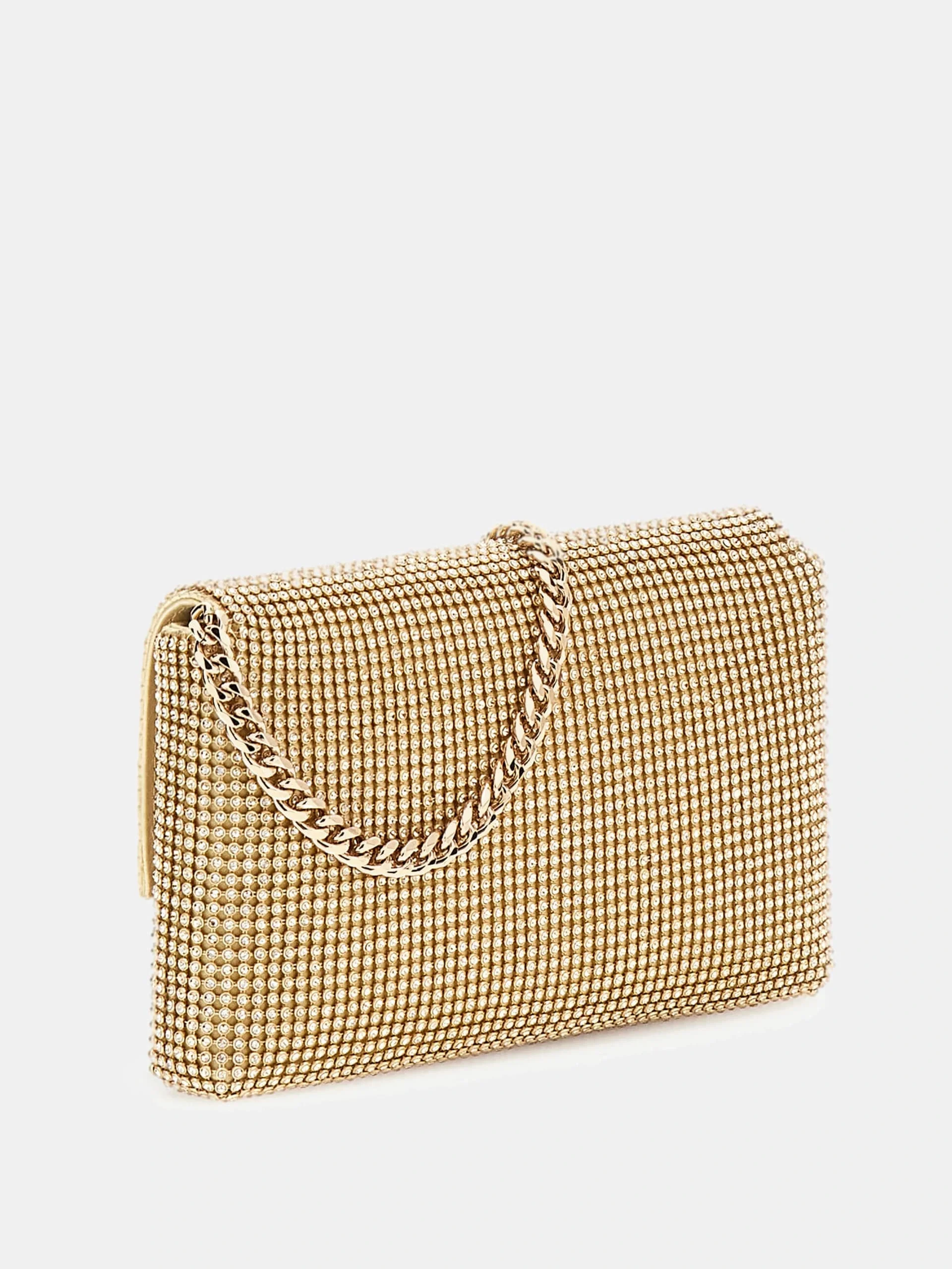 Guess Zalina Kadın Altın Clutch HWRP9350700-GOL