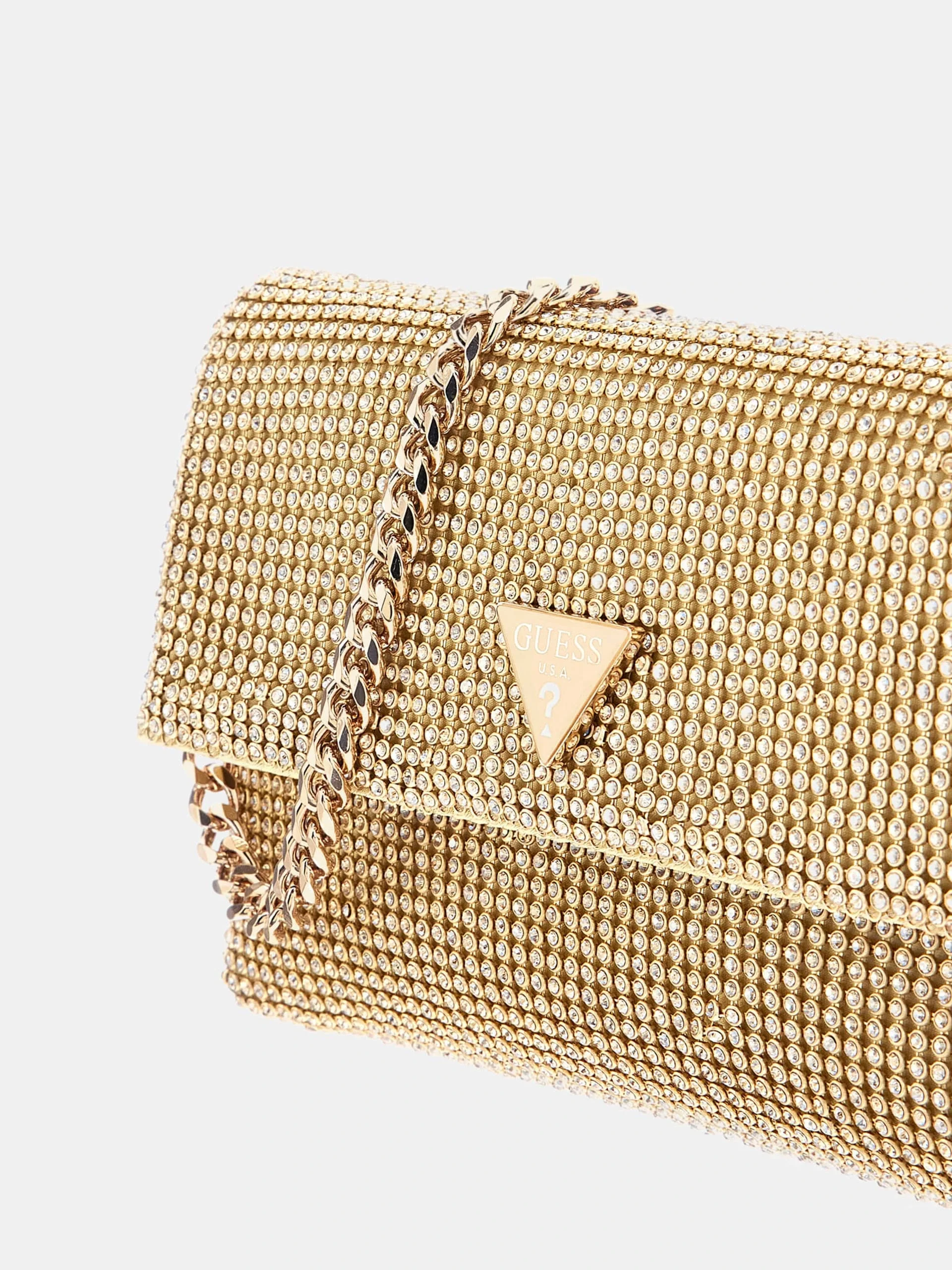 Guess Zalina Kadın Altın Clutch HWRP9350700-GOL