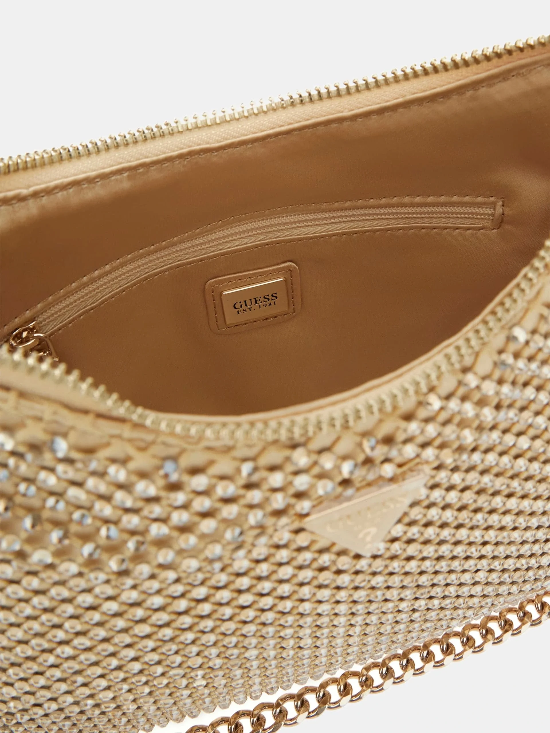 Guess Zalina Kadın Altın El Çantası HWCE9350170-GOL