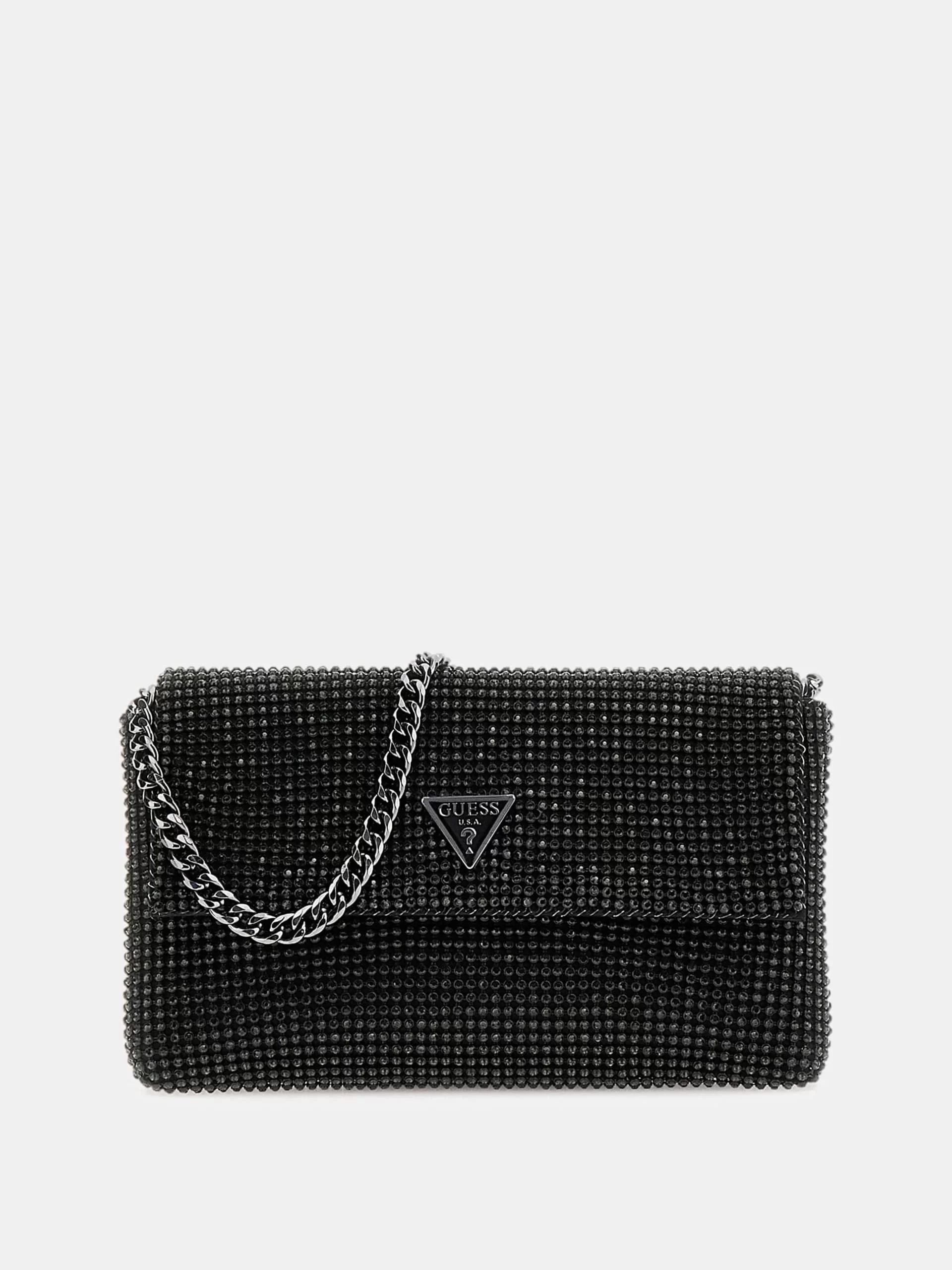Guess Zalina Kadın Siyah Clutch HWRB9350700-BLA