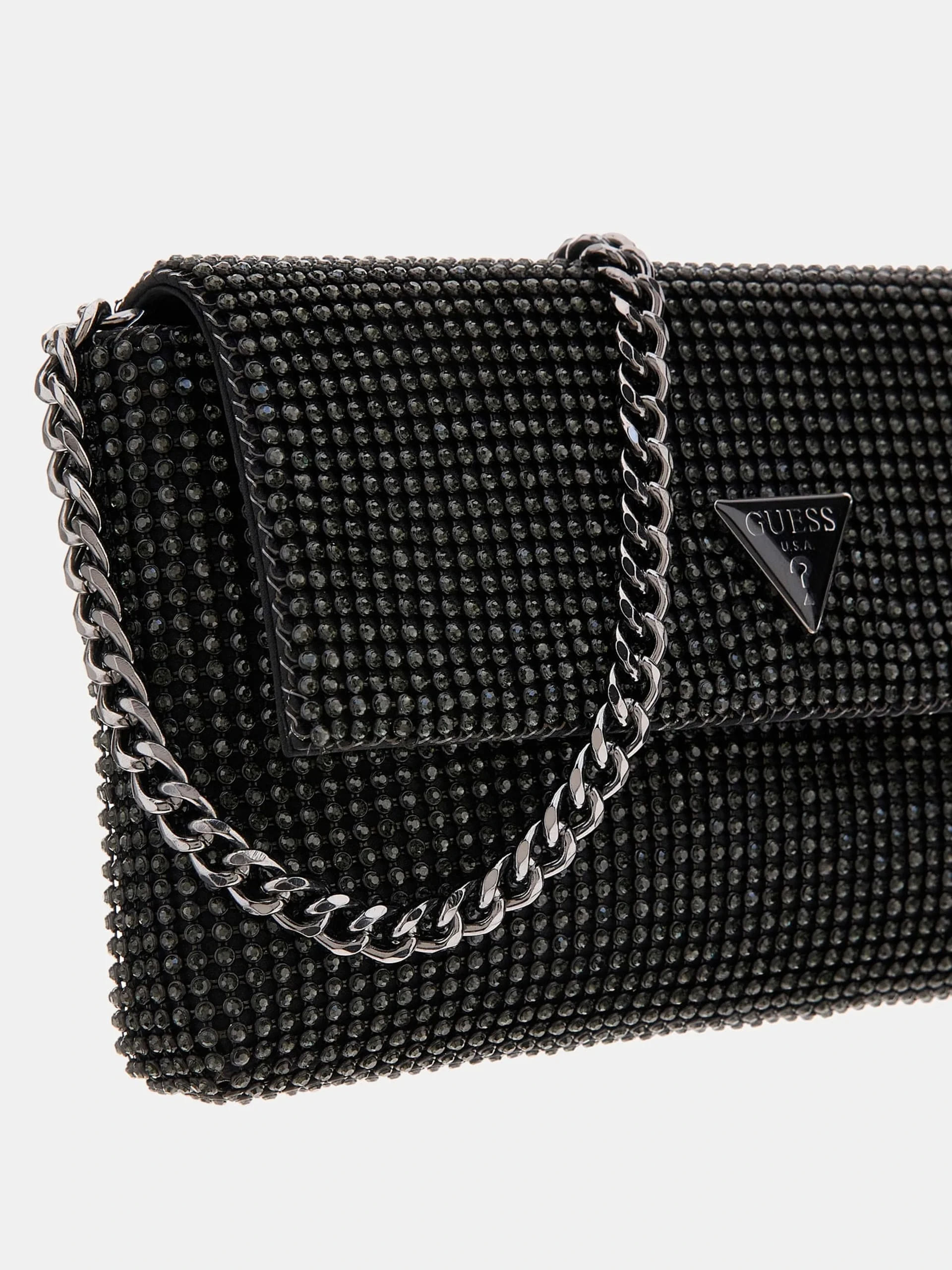 Guess Zalina Kadın Siyah Clutch HWRB9350700-BLA