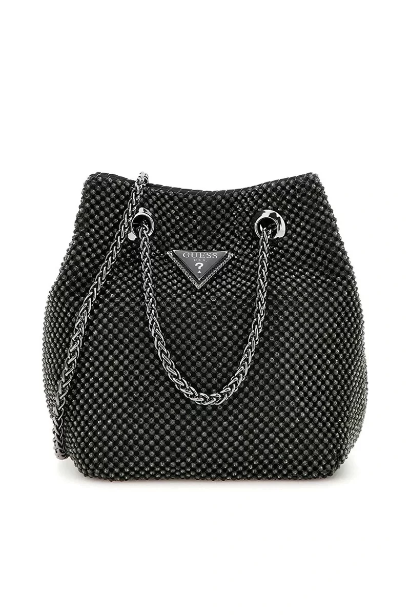 Guess ZALINA POUCH Kadın Siyah Omuz Çantası HWRB9350750-BLA