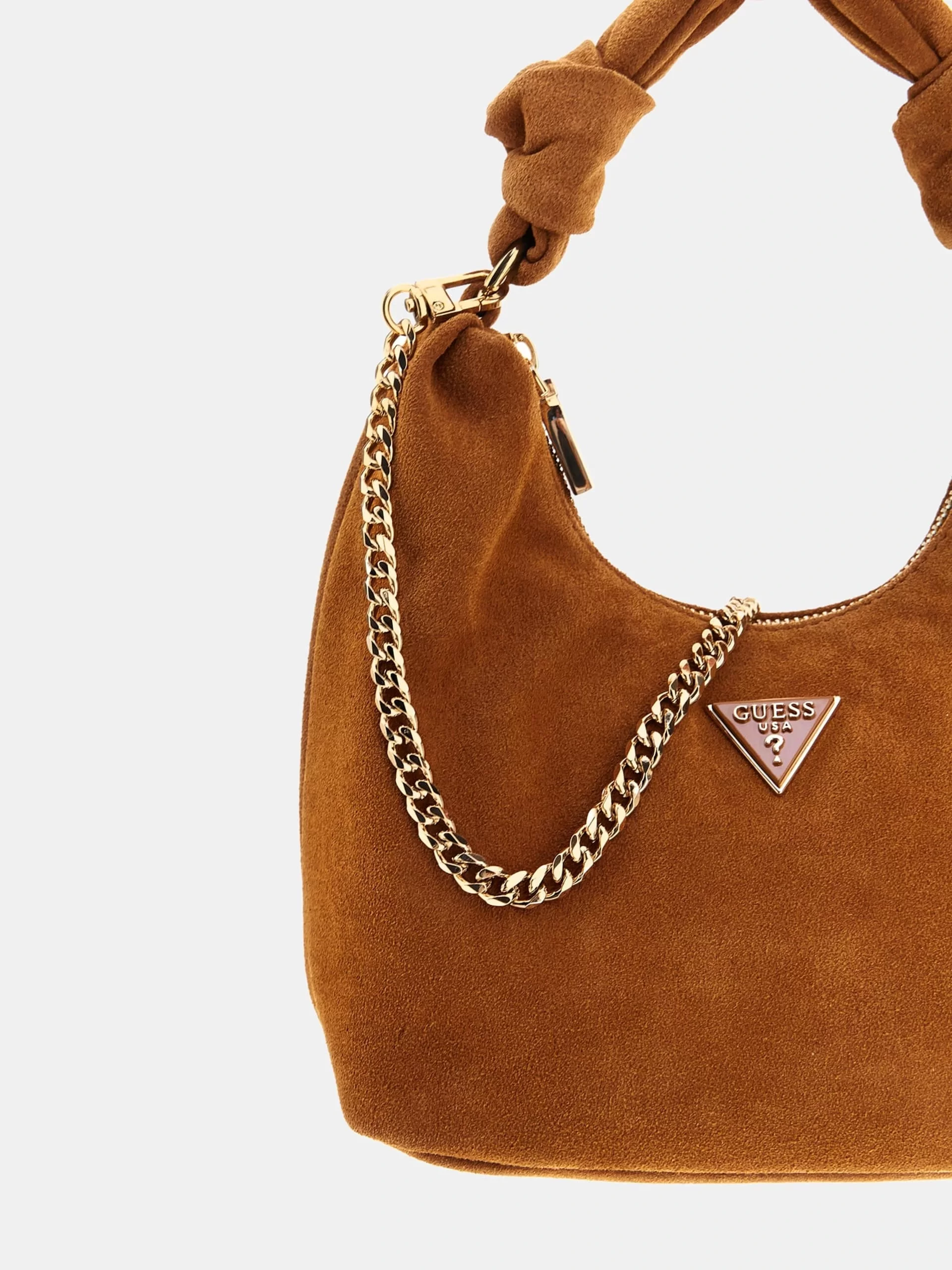 Guess Zamira Kadın Kahverengi Deri Omuz Çantası HWSG9660010-COG