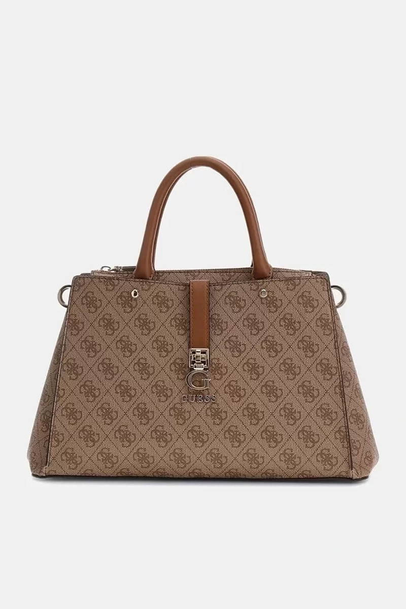 Guess ZAMIRA LUXURY SATCHEL Kadın Kahverengi El Çantası HWSG9629060-LTL