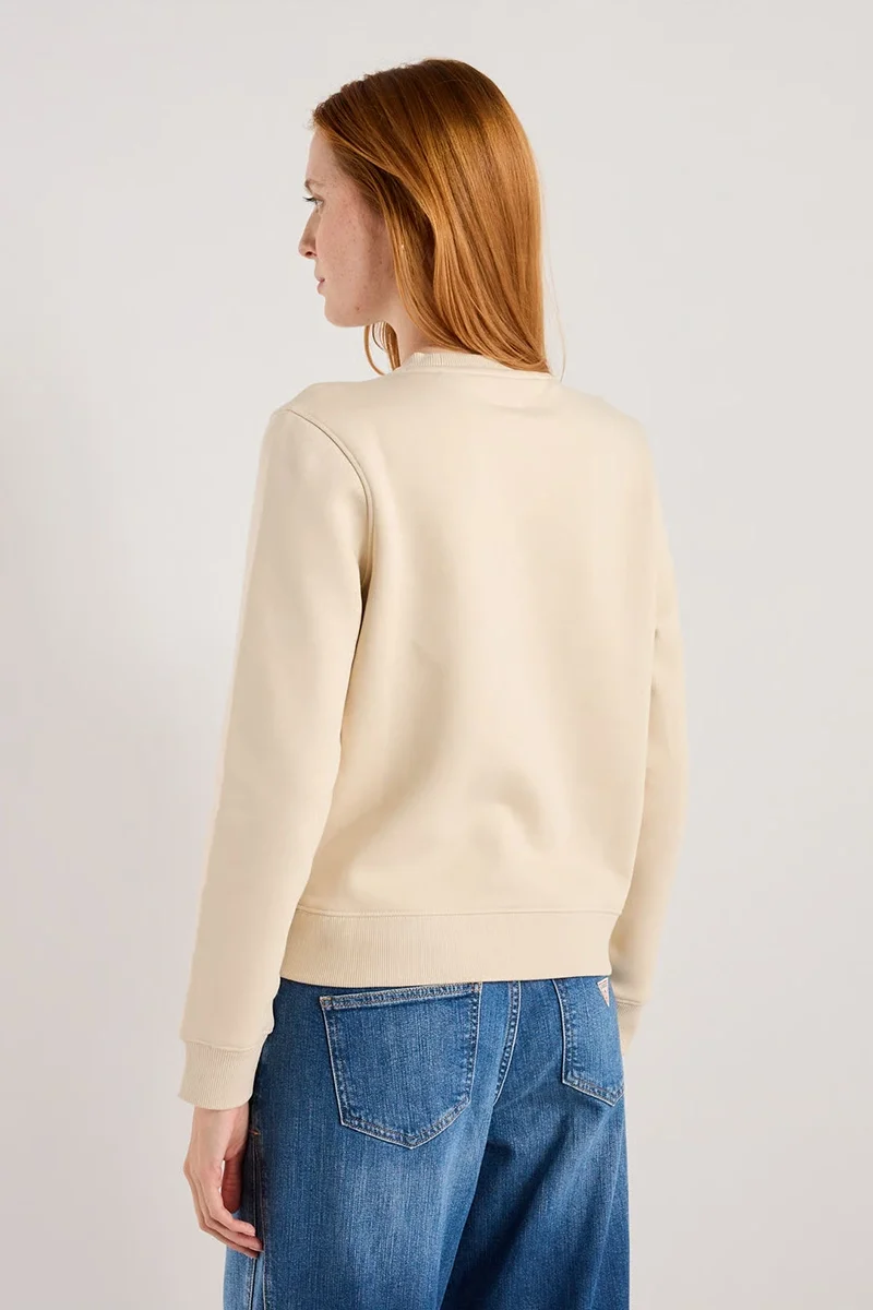 Guesss Kadın Bej Sweatshirt W4YQ10KC811-G1W7