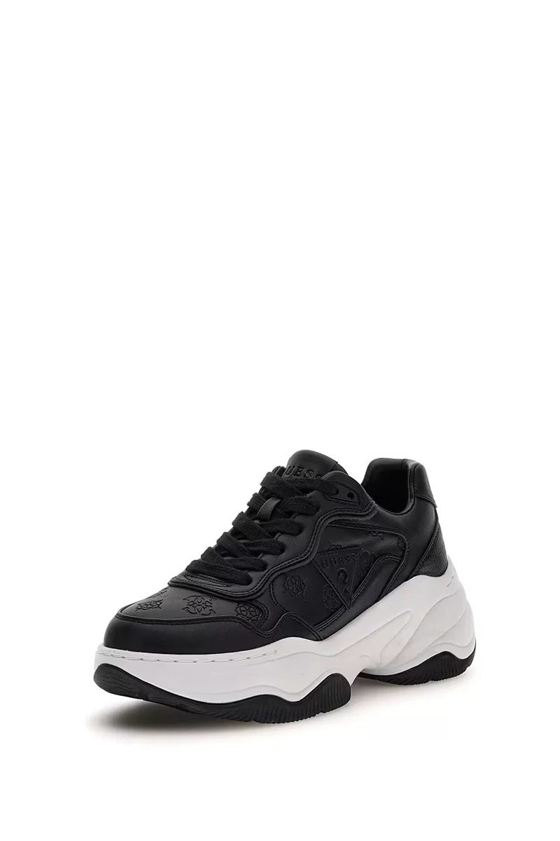 Guess HAPYY Kadın Siyah Sneaker FLPHAPFAL12-BLACK