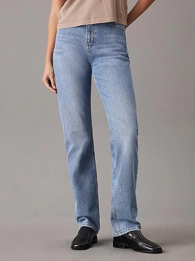 CK Jeans HIGH RISE STRAIGHT Kadın  Jeans J20J224501-1AA