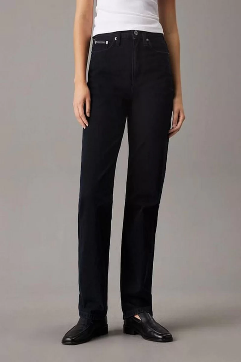 CK Jeans HIGH RISE STRAIGHT Kadın  Jeans J20J225470-1BJ