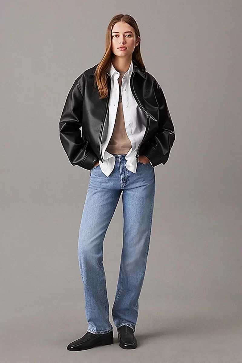 CK Jeans HIGH RISE STRAIGHT Kadın  Jeans J20J224501-1AA