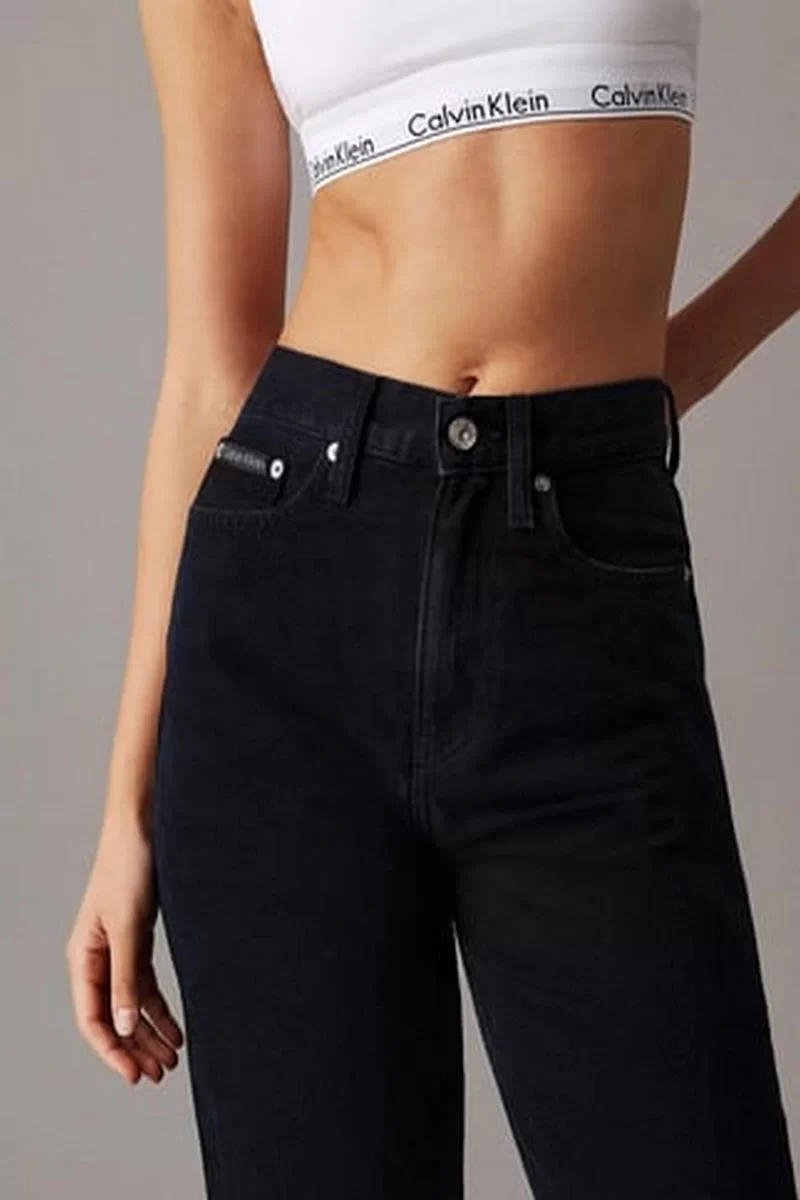 CK Jeans HIGH RISE STRAIGHT Kadın  Jeans J20J225470-1BJ