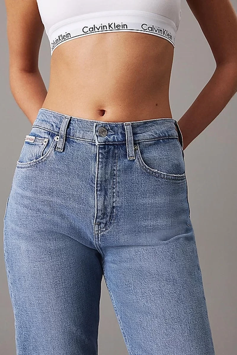 CK Jeans HIGH RISE STRAIGHT Kadın  Jeans J20J224501-1AA