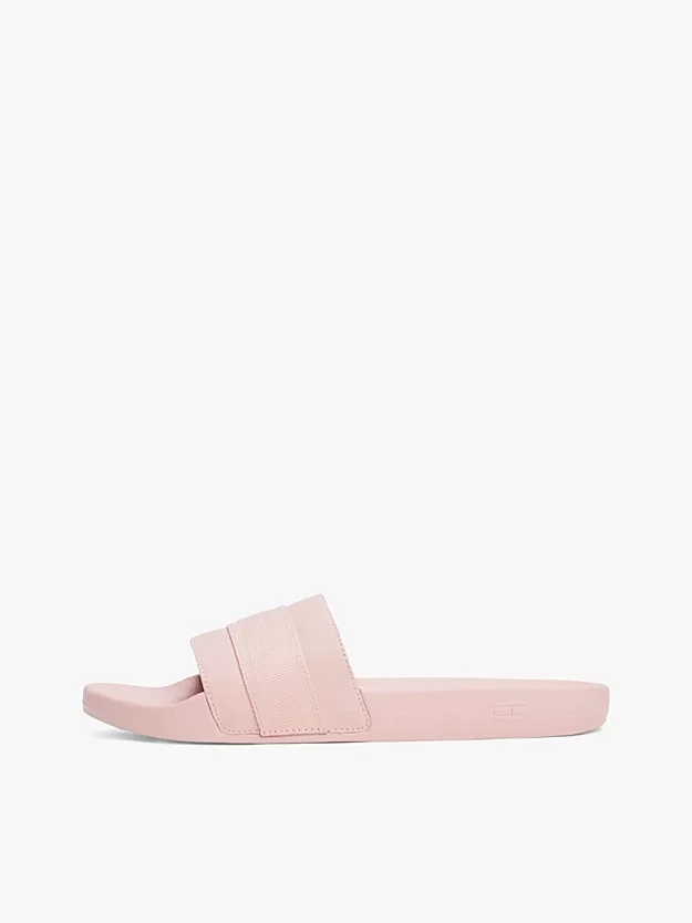Tommy Hilfiger HILFIGER POOLSIDE WITH WEBBING Kadın  Terlik FW0FW08529TQN