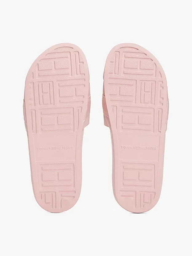 Tommy Hilfiger HILFIGER POOLSIDE WITH WEBBING Kadın  Terlik FW0FW08529TQN