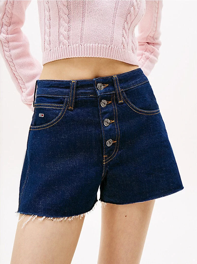 Tommy Jeans HOT PANT BF BI9056 Kadın  Şort DW0DW200941BK