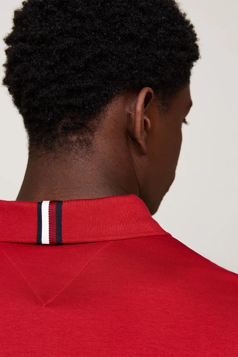 Tommy Hilfiger Erkek Kırmızı Polo T-Shirt