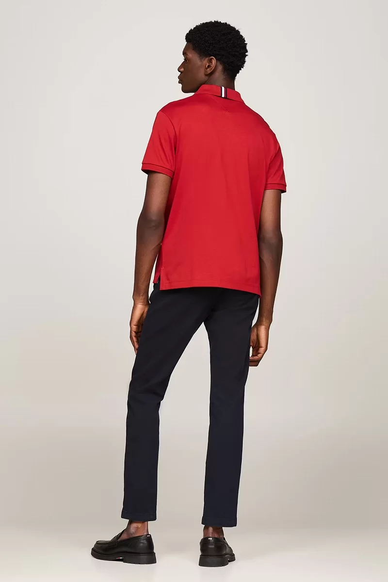 Tommy Hilfiger Erkek Kırmızı Polo T-Shirt