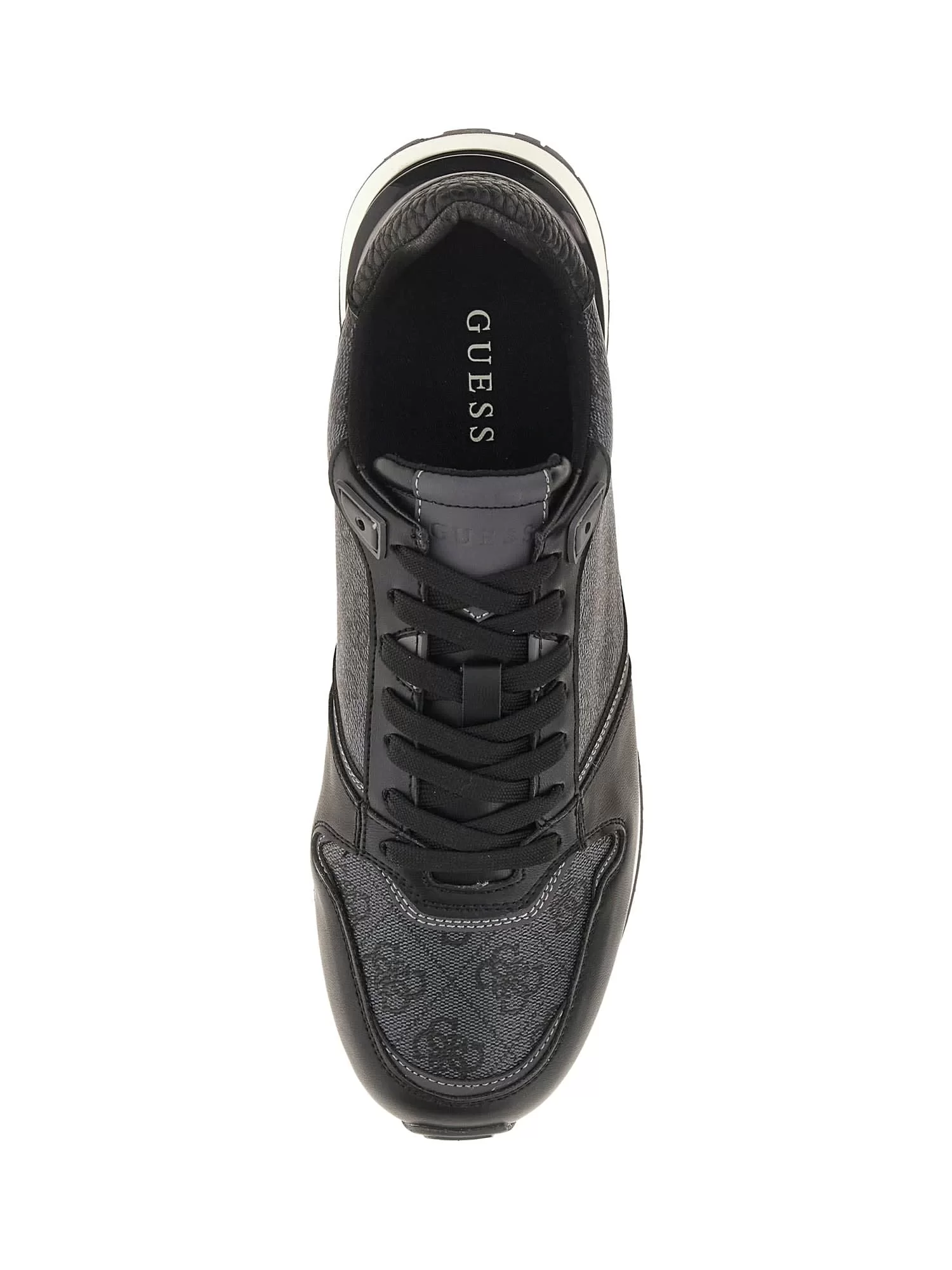 Guess ISLAND Erkek Siyah Sneaker FMJISLELL12-BLACK