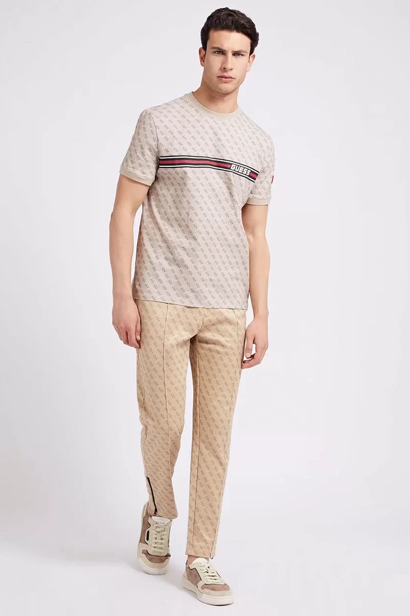 Guess JAMEY T-SHIRT Erkek Bej T-shirt Z2BI09J1314-P13W