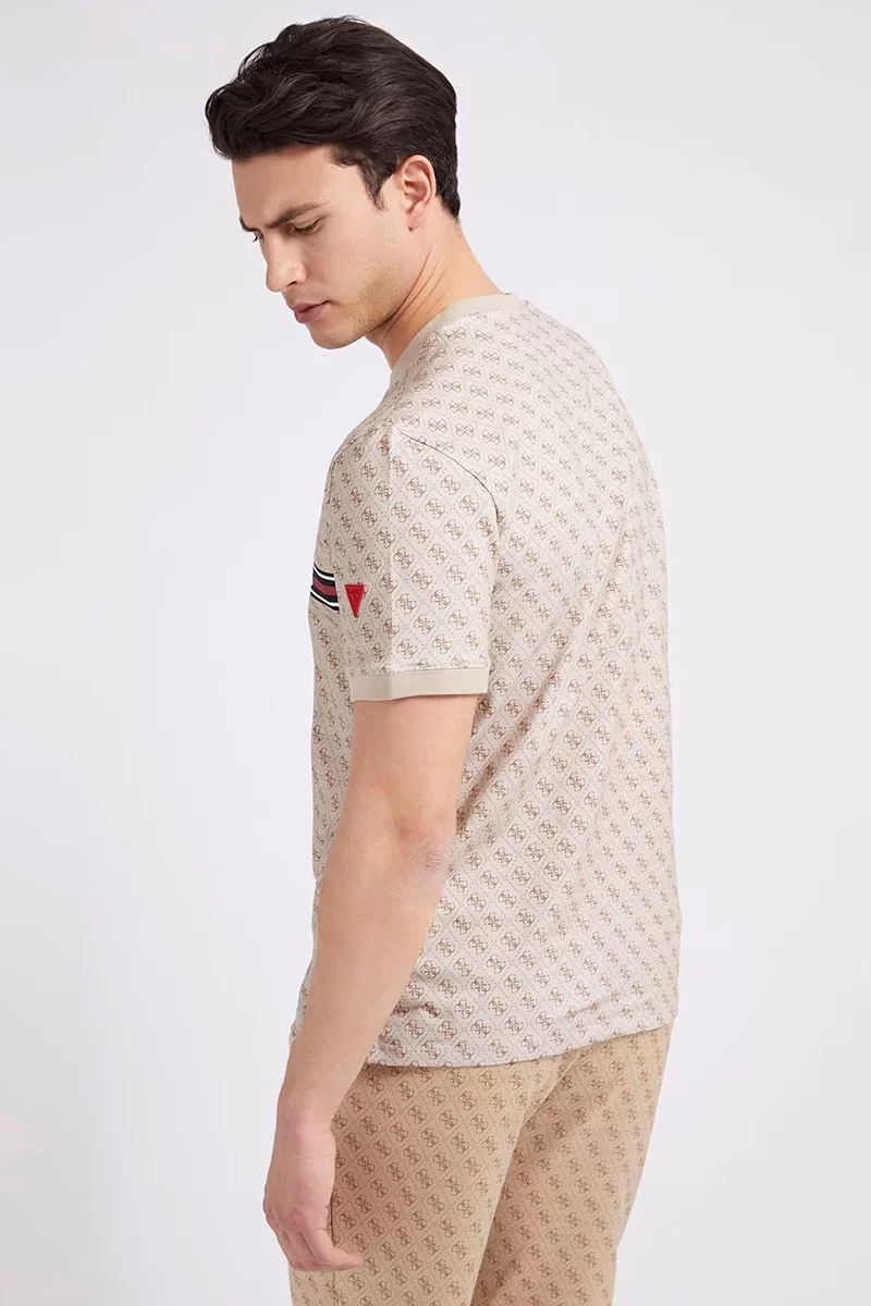 Guess JAMEY T-SHIRT Erkek Bej T-shirt Z2BI09J1314-P13W
