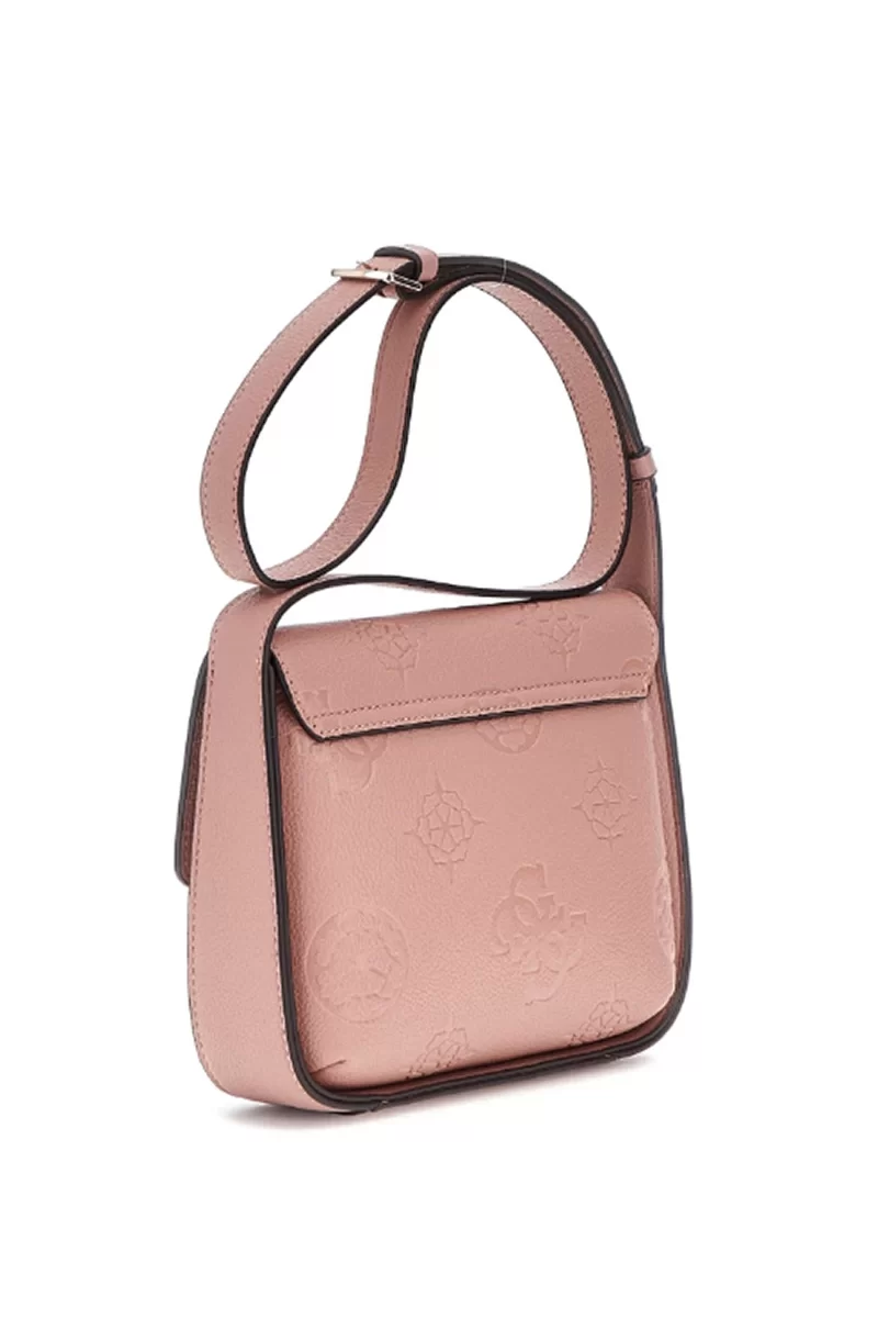 Guess Keandra Crossbody Flap Kadın Pembe Çapraz Çanta HWPL9323200-RWL