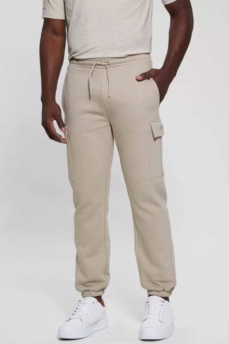 Guess Keıd Cuffed Cargo Pant Erkek Krem Eşofman Altı Z4BB09KCEA0-G1CA