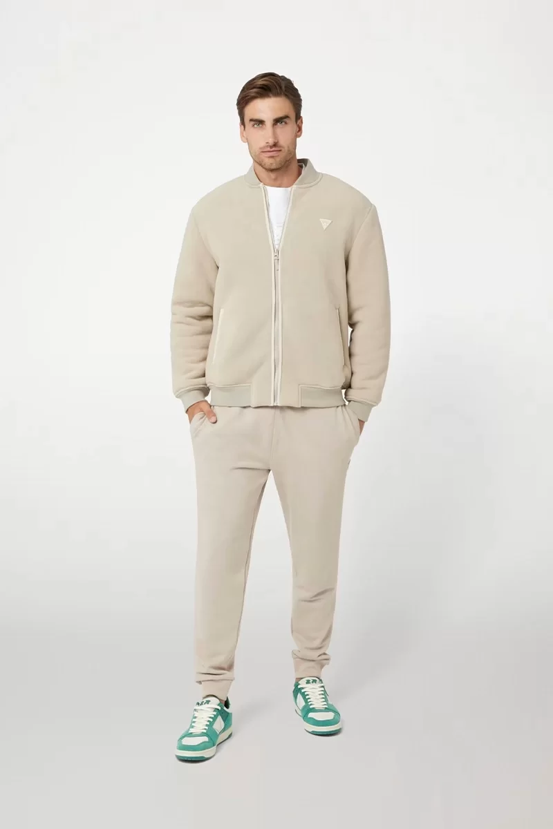 Guess Keıd Sherpa Jacket Erkek Krem Ceket Z4BL04KCEB0-G1CA