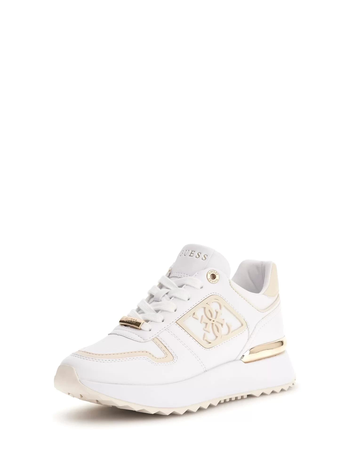 Guess KOYAA Kadın Ekru Sneaker FLJKOYELE12-WHICR