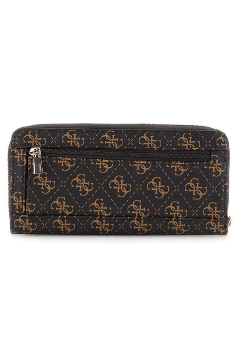 Guess Laurel Slg Large Zıp Around Kadın Kahverengi Cüzdan SWQE8500146-BNL