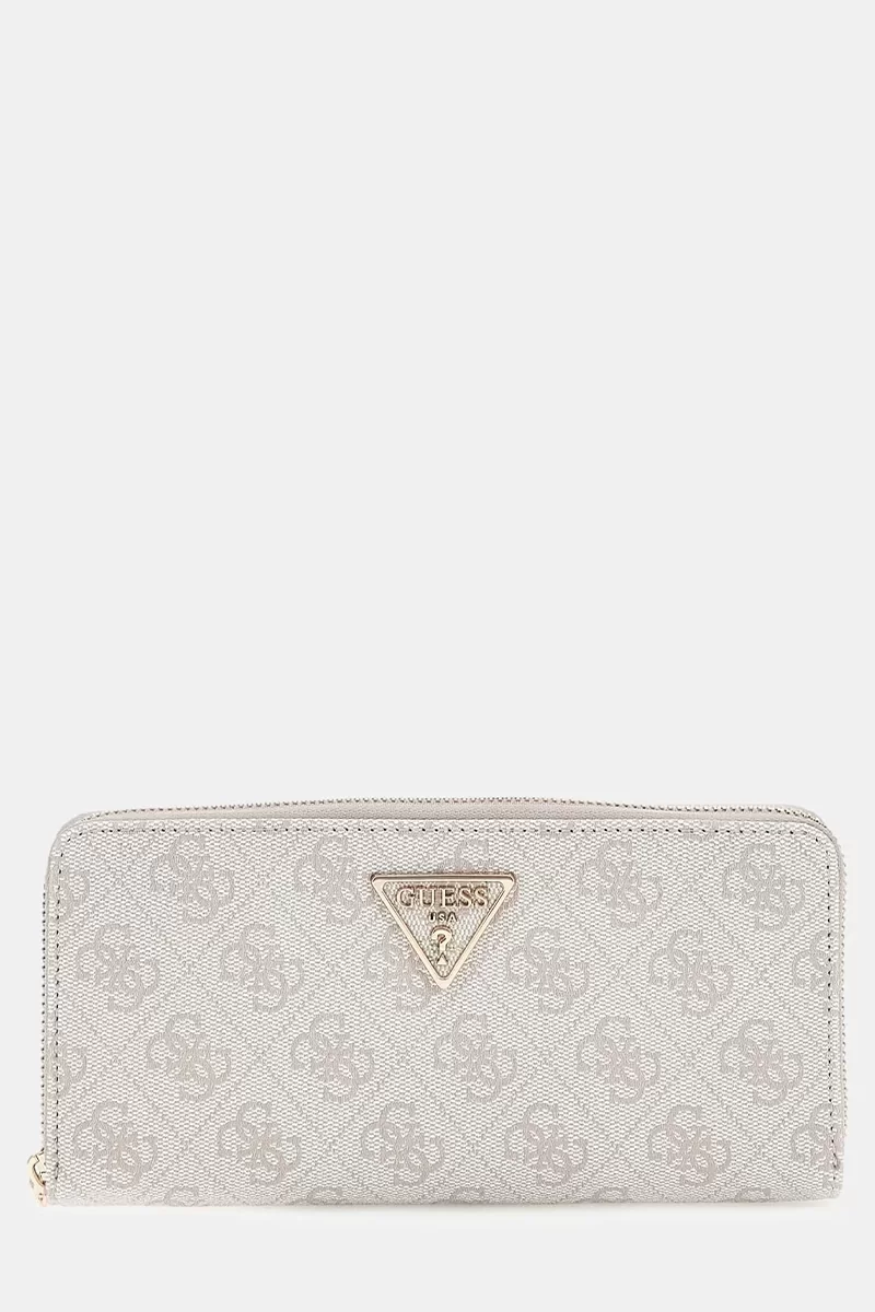 Guess Laurel Slg Large Zıp Around Kadın Krem Cüzdan SWSD8500146-DVL