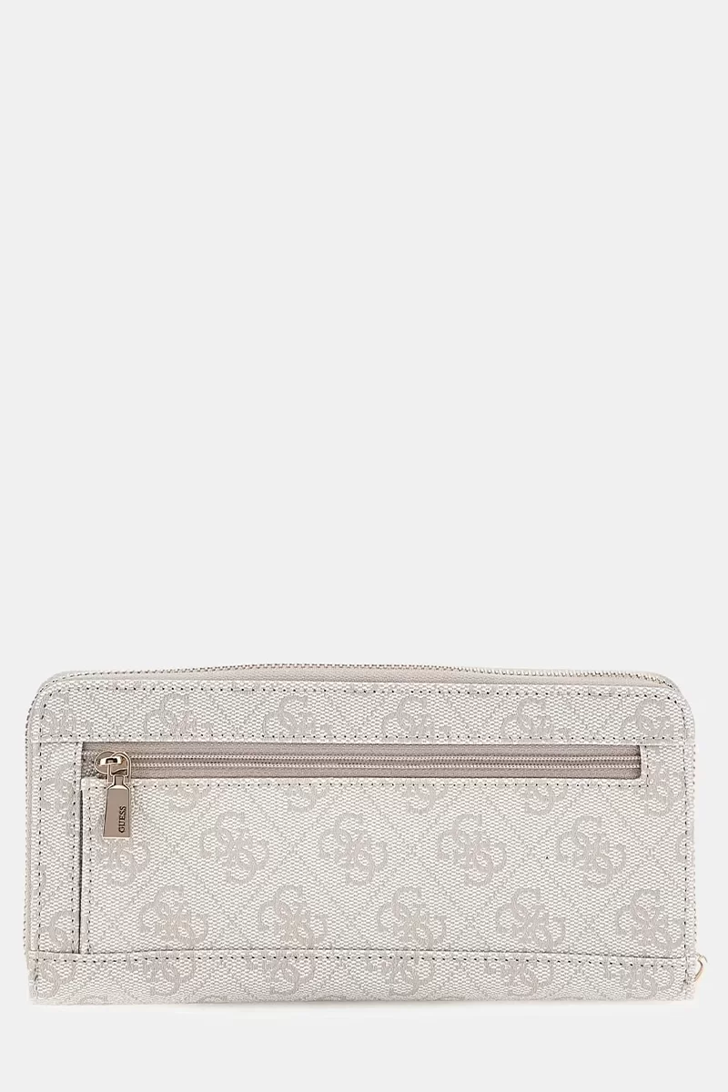 Guess Laurel Slg Large Zıp Around Kadın Krem Cüzdan SWSD8500146-DVL