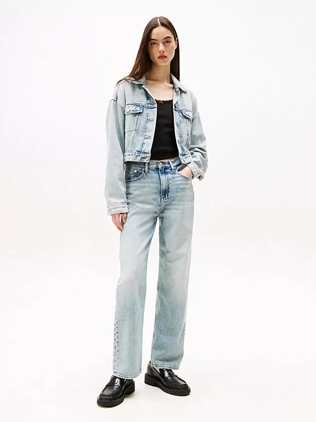 Tommy Hilfiger Kadın Yüksek Bel Slim Fit Jean Pantolon