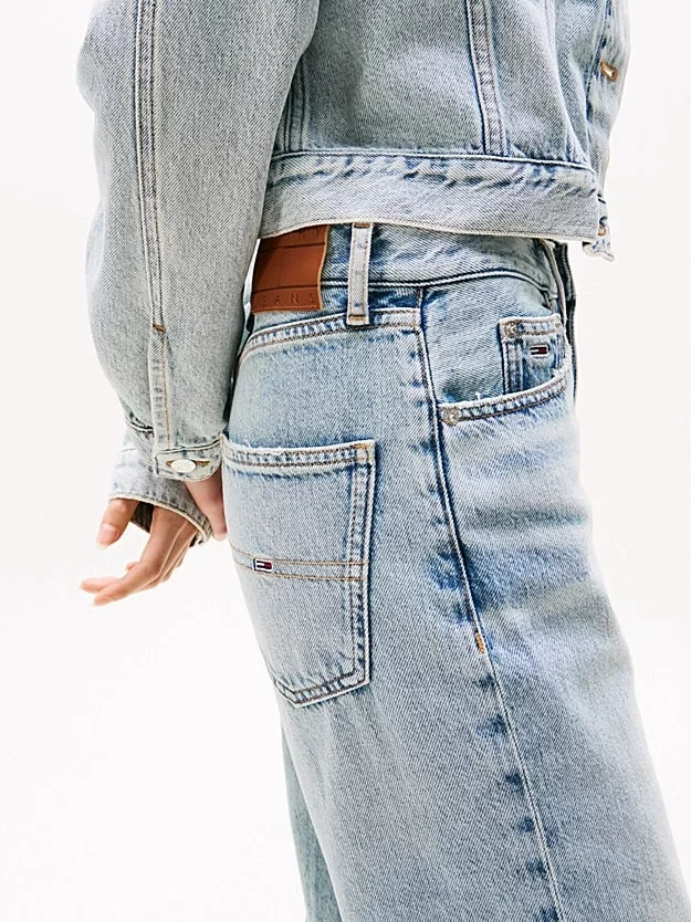 Tommy Hilfiger Kadın Yüksek Bel Slim Fit Jean Pantolon